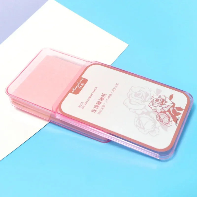 300PcsFace Oil Absorbing Paper Summer Oil Control Wipes Absorbing Sheet Oily Paper Face Cleansing  Makeup Tool Face Oil Blotting