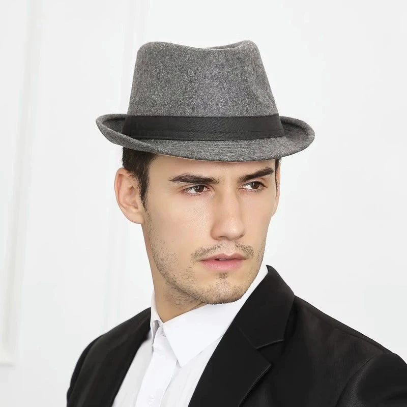 M&T Wear - Simple Plain Woolen British Jazz Hat