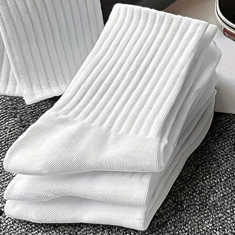 M&T Wear - 5 Pairs Men's Mid-Length Anti-Odor Sport Socks