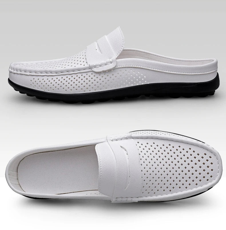 M&T Wear - Men's casual shoes four season light versatile fashion soft soled outdoor comfortable semi slippers wear-resistant casual shoes