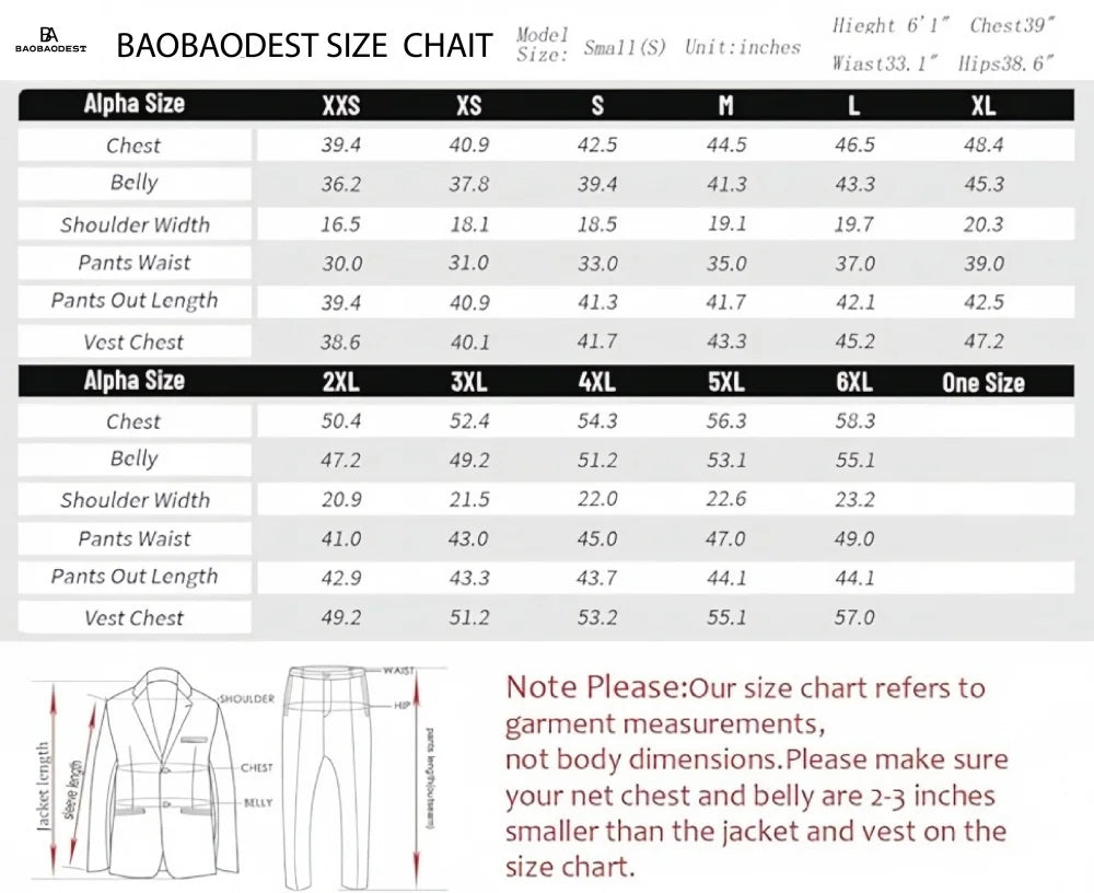 M&T Wear -  Men’s 3-Piece Tuxedo Suit with Lace Lapel – Stylish Party & Dinner Set