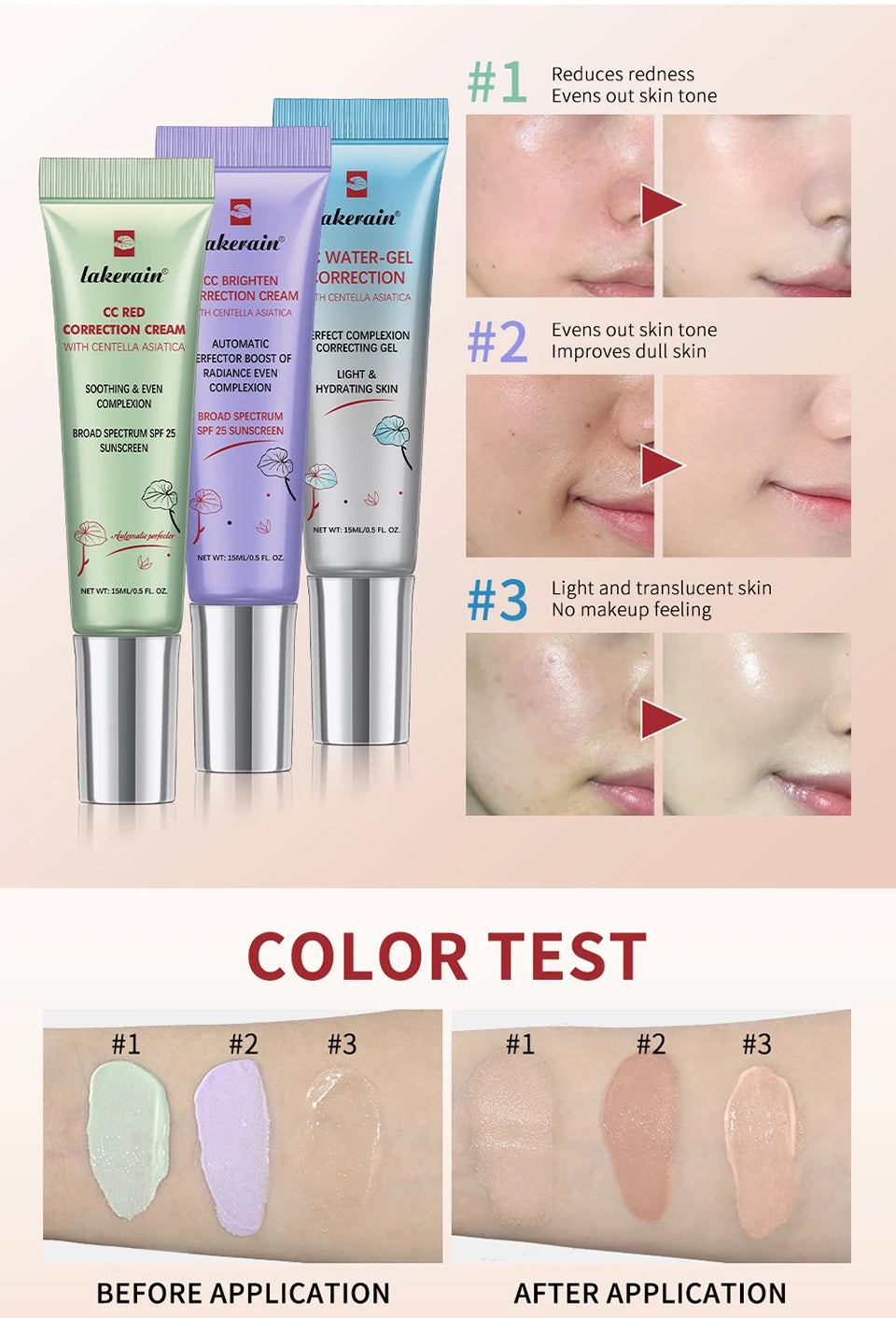 M&T Wear - Moisturizing Color Correcting CC Cream