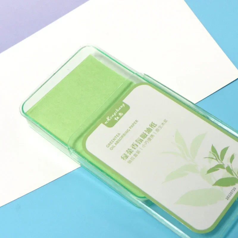 300PcsFace Oil Absorbing Paper Summer Oil Control Wipes Absorbing Sheet Oily Paper Face Cleansing  Makeup Tool Face Oil Blotting