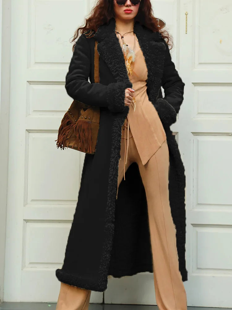 M&T Wear - Women's European Style Thickened Suede Winter Coat