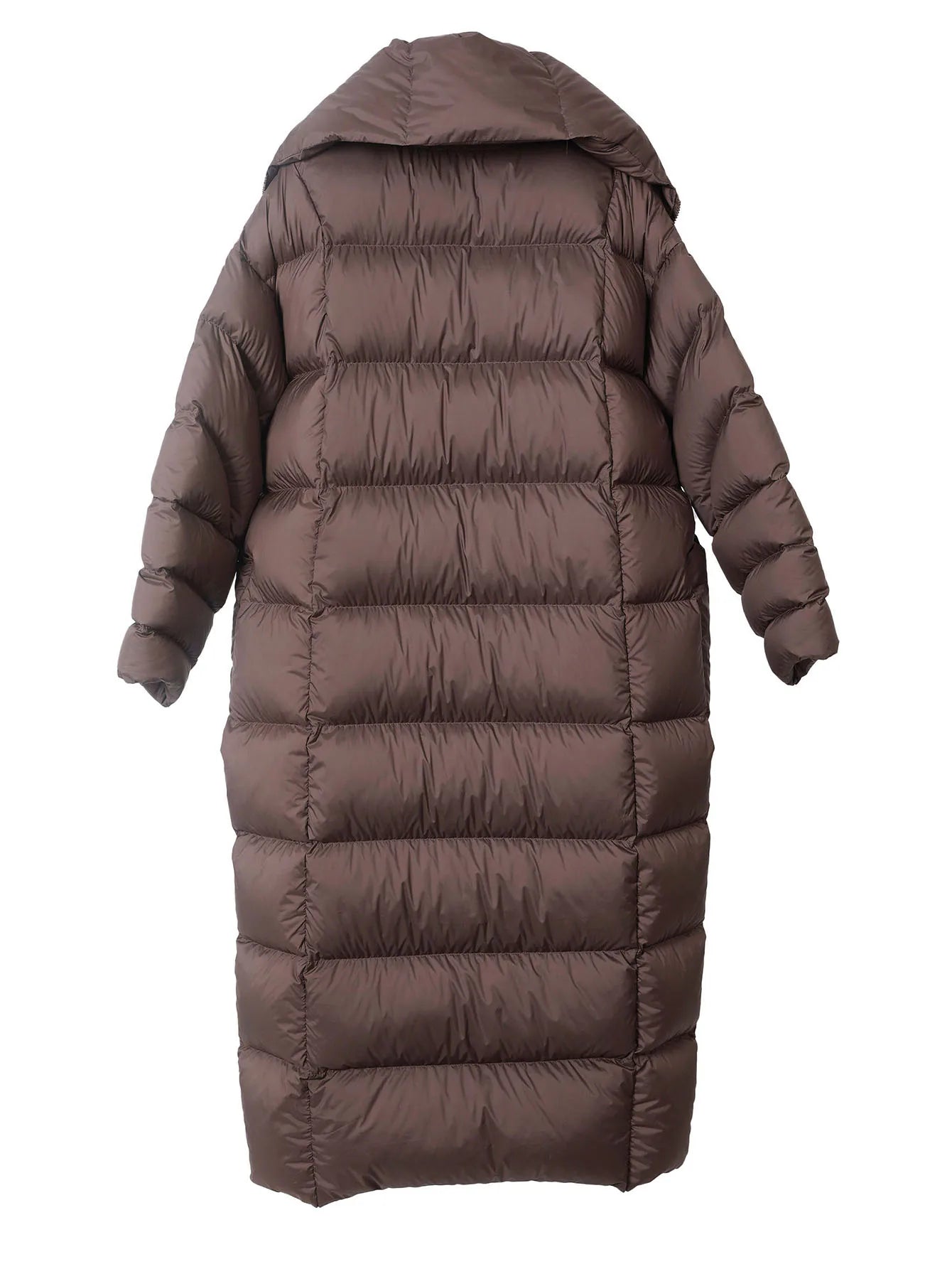M&T Wear - The Ultimate Luxury Knee-Length White Down Puffer Coat