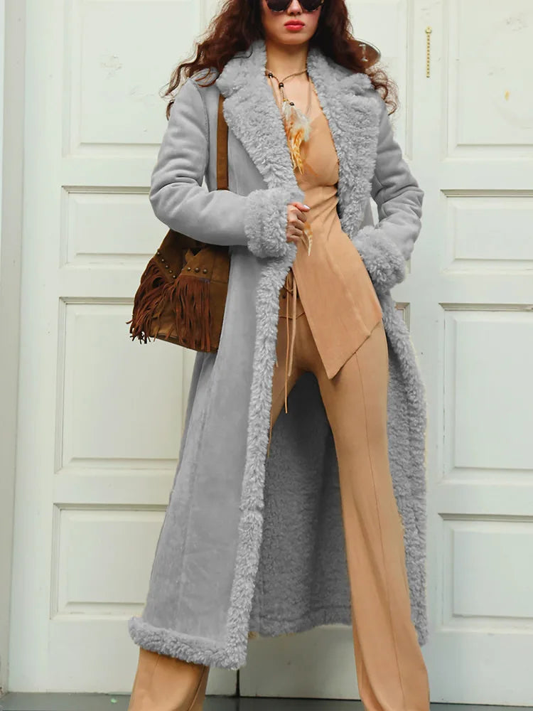 M&T Wear - Women's European Style Thickened Suede Winter Coat