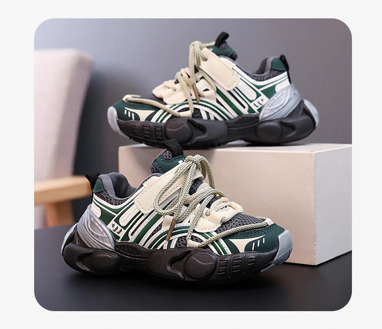 M&T Wear - Kids Sport Shoes Non-slip Fashion Toddler 2025 New Autumn Children Shoes for Boys Mesh Breathable Girls Sneakers Size 26-36