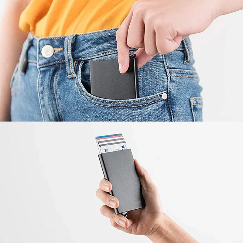 M&T Wear - RFID Smart Pop-Up Wallet for Men & Women