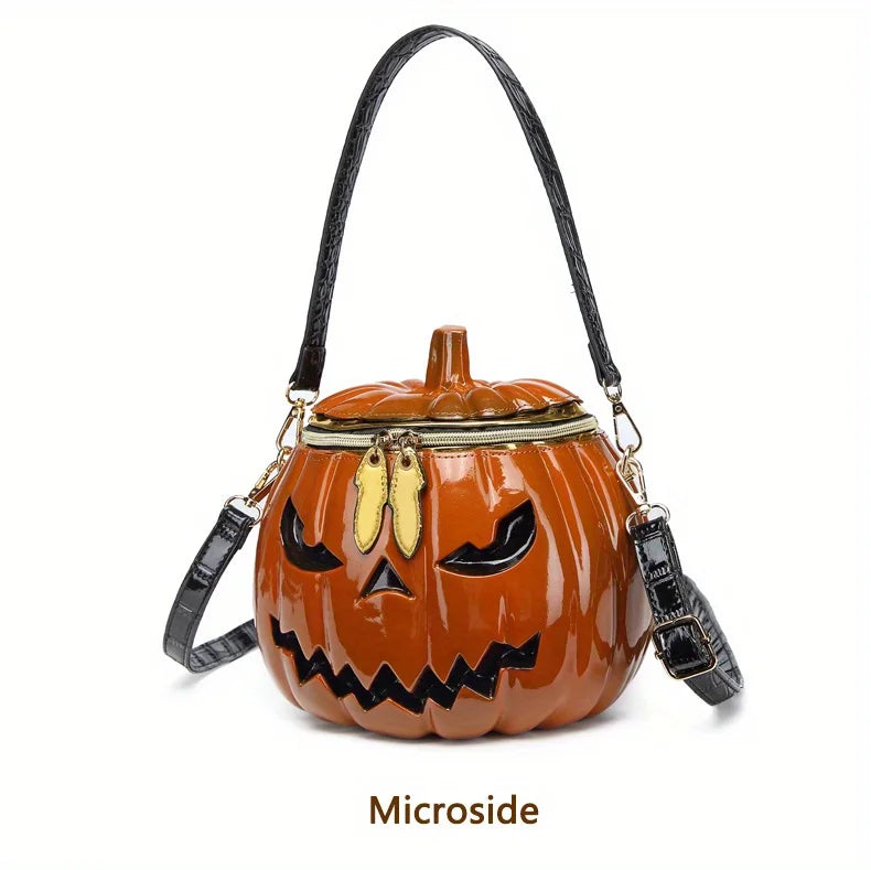 M&T Wear – Pumpkin Crossbody Bag | Funny Halloween Novelty Purse for Women