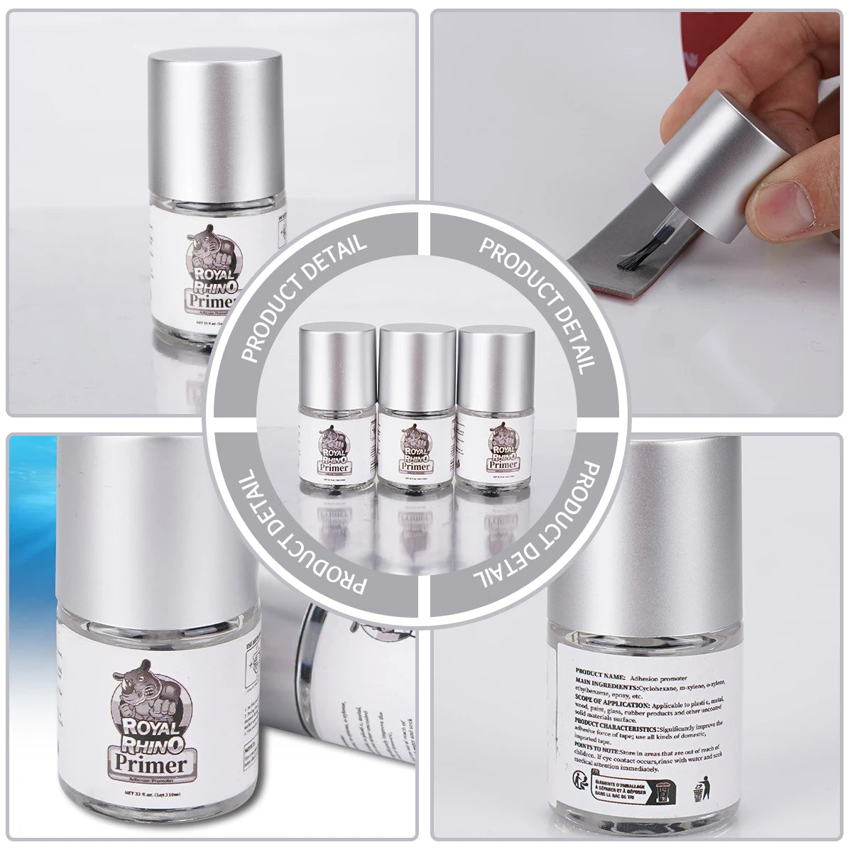 944 Primer Adhesion Promoter and Double Sided Tape Super Paste Combination 10ml Double Sided Tape Aid For Car Accessories