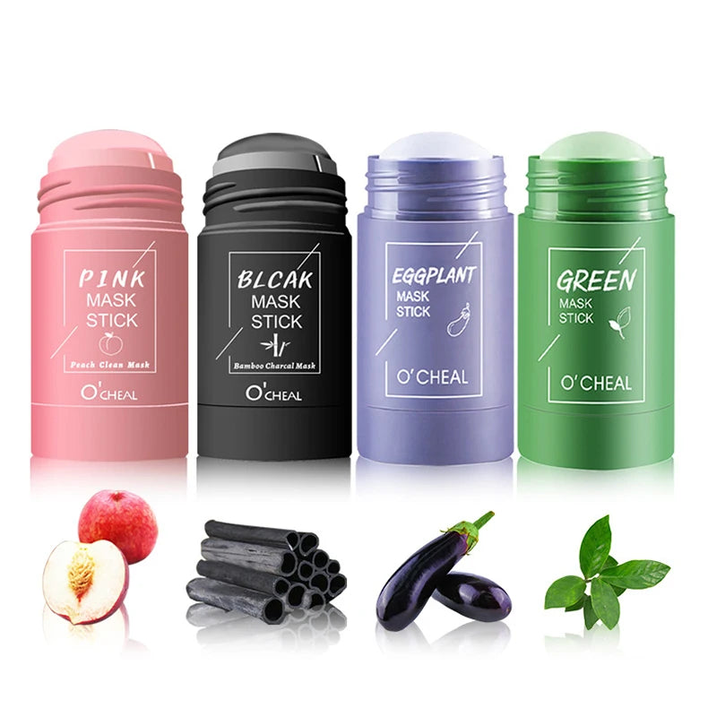 M&T Wear – Green Tea & Honey Peach Solid Facial Mask Stick