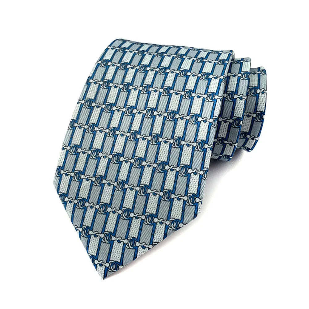 M&T Wear - Luxury Adjustable 8cm Vintage Silk Neck Tie