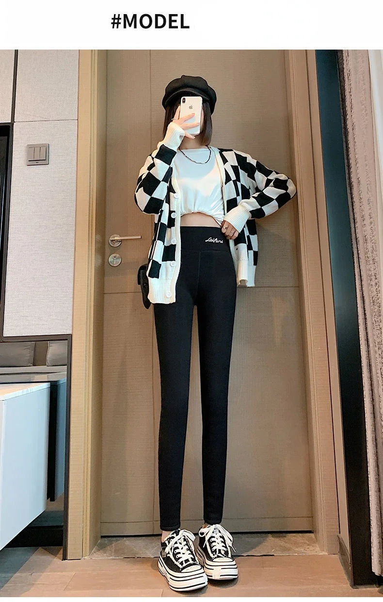 M&T Wear - Winter Velvet Thick High-Waist Leggings