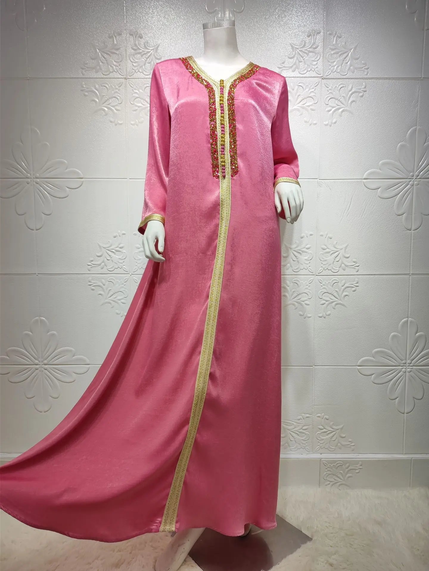 M&T Wear -  Eid Ramadan Mubarak Diamond Abaya Dress