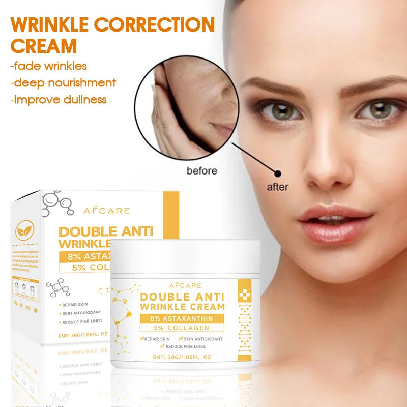 Astaxanthin Face Cream Anti Aging Moisturizing Quick Absorption Moisturizing Antioxidant Facial Cream Reduce Wrinkles Skin Care