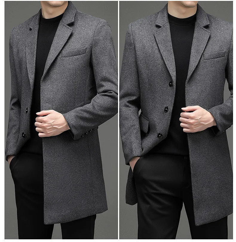 M&T Wear - Men's Solid Color Business Casual Autumn Jacket