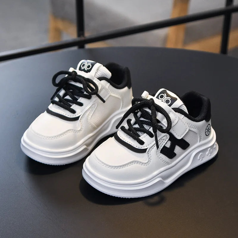 M&T Wear - Kids Basketball Shoes Comfortable Non-slip Students Running Shoes Soft Sole 2025 New Boys Girls Sports Shoes Hook&loop Trendy