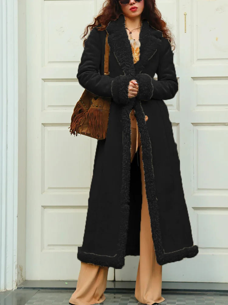 M&T Wear - Women's European Style Thickened Suede Winter Coat