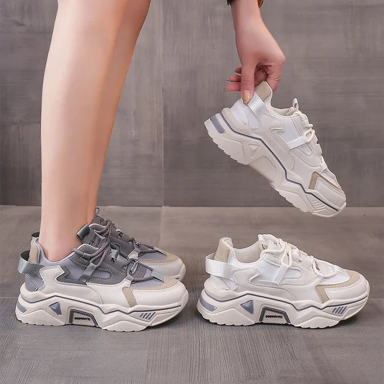 M&T Wear - Sports Shoes for Women Sneakers Athletic Trends 2025 High on Platform Woman Footwear Deals Cheap Walking Comfortable and Elegant