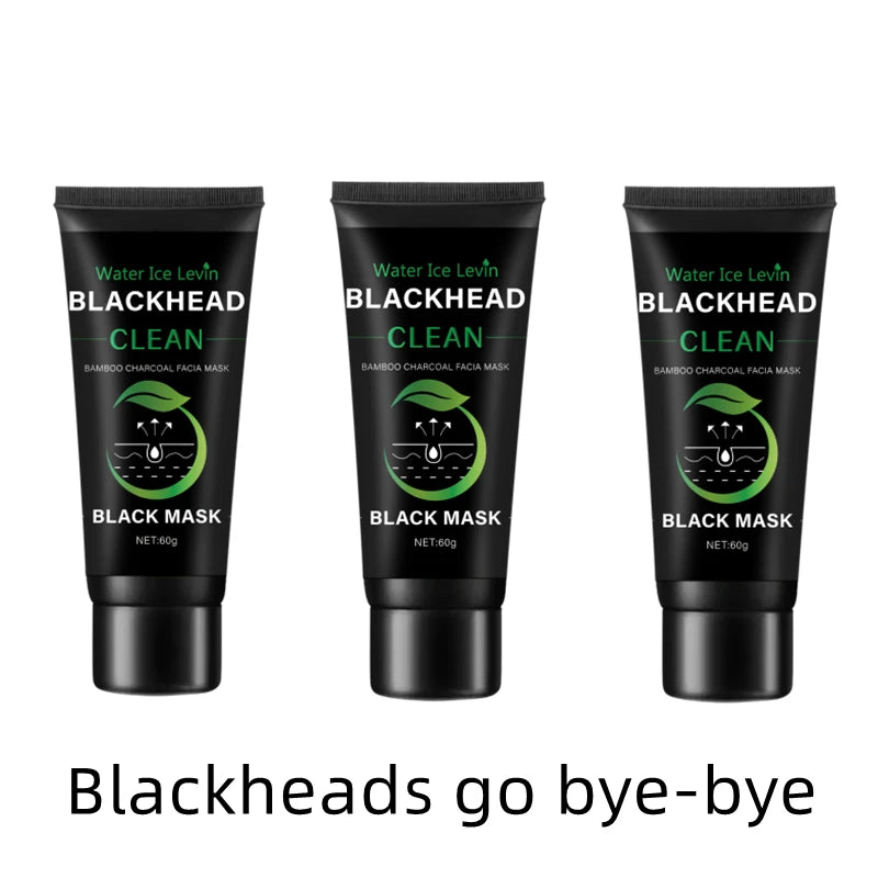 Bamboo Charcoal Fiber Mask Blackhead Removal Deep Mask Deep Cleansing Cleansing Exfoliating Mask Treatment Black Mask