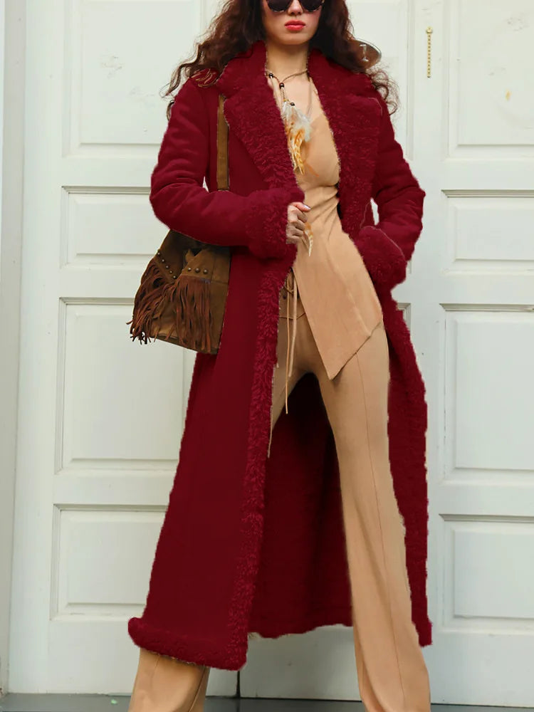 M&T Wear - Women's European Style Thickened Suede Winter Coat