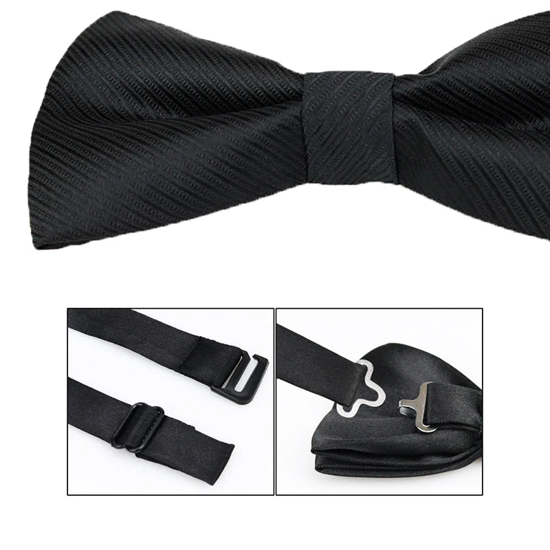Men Ties Butterfly Party Wedding Bow Tie Black Bowknot Bowtie Accessories Business Gift