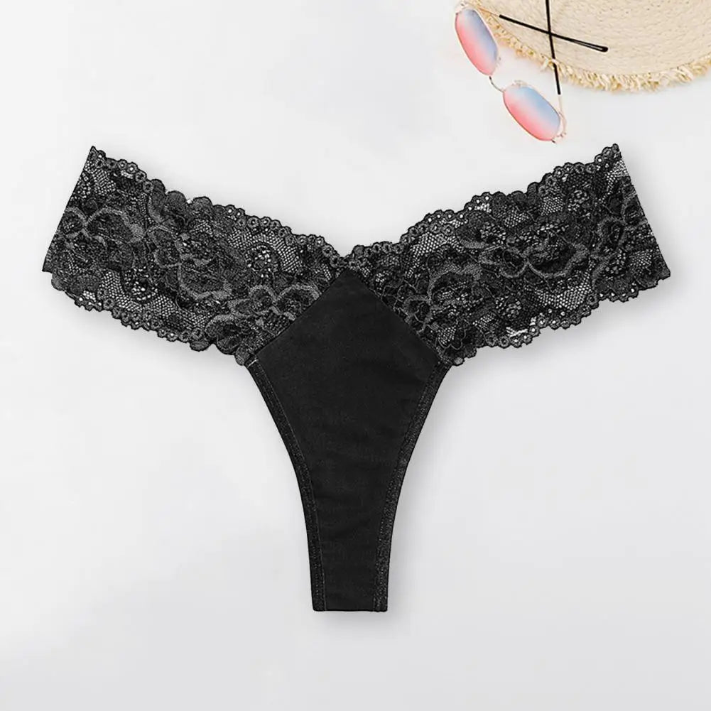 M&T Wear - Women Briefs Underwear Underpants Lightweight See-through  Sexy Perspective Mid Waist Lady Panties