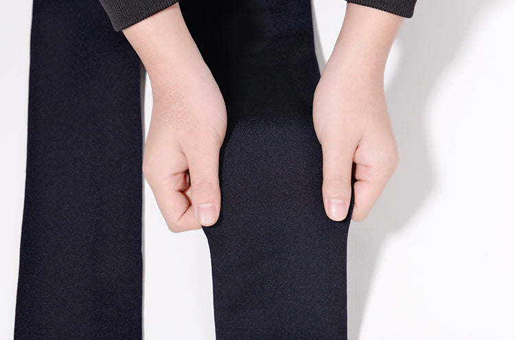 M&T Wear - Winter Women Solid Warm Leggings with High Waist and Fleece