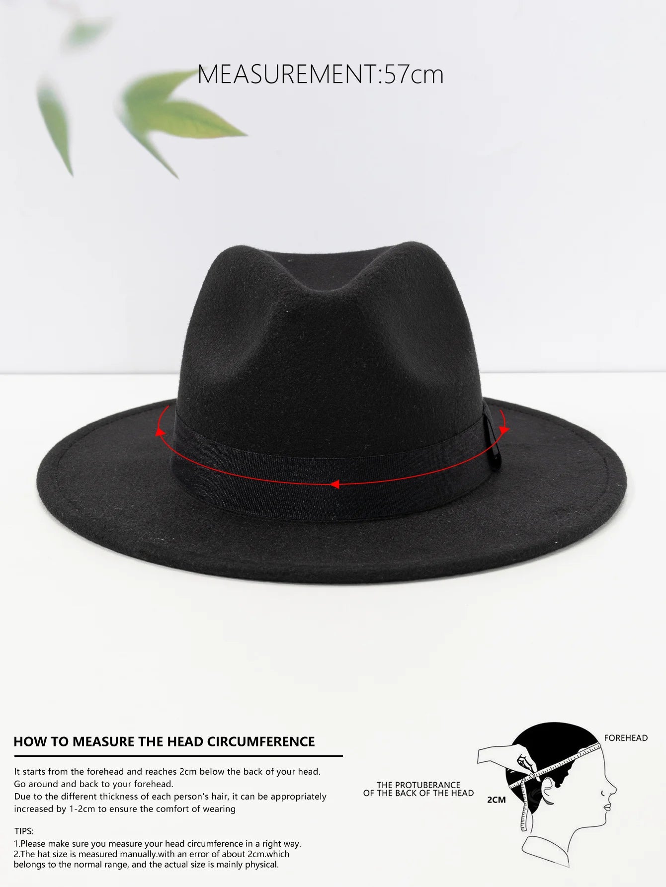 M&T Wear - Large Brim Formal Woolen Jazz Fedora