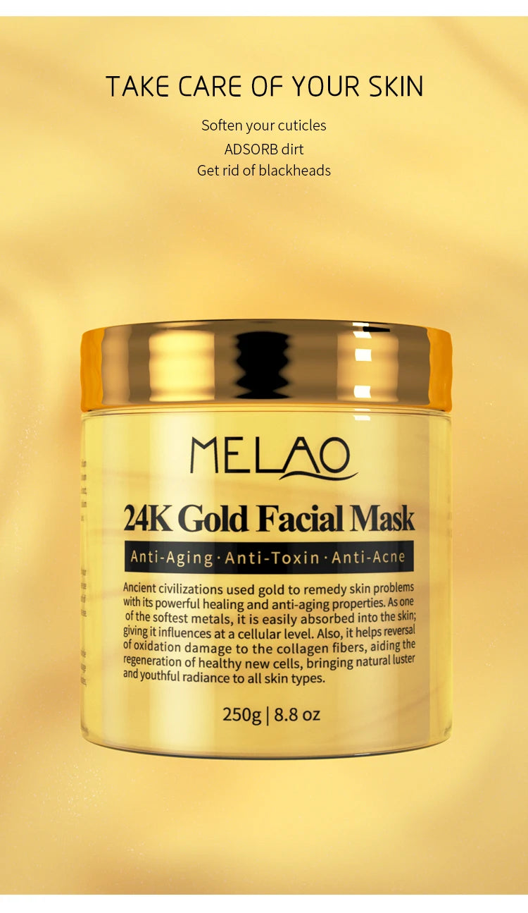 M&T Wear – MELAO 24K Gold Face Mask