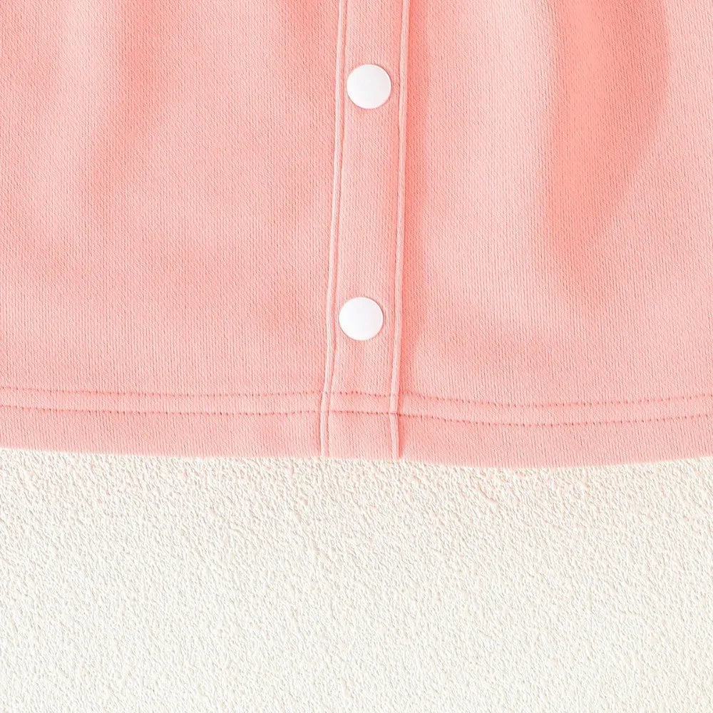 M&T Wear - Kid Girl 4-8 Years old Long Sleeve Coat and Skirt Sports Suit Outfit Toddler Infant Clothing Set Kids Wear Ootd For Baby Girl