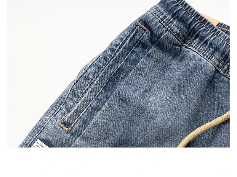 M&T Wear - Classic Washed Blue Denim Jeans for Men American Minimalist