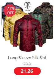 Hi-Tie 60 Color Classic Bow Ties for Men Silk Butterfly Pre-Tied Male Bowtie Pocket Square Cufflinks Set Jacquard Paisley Floral