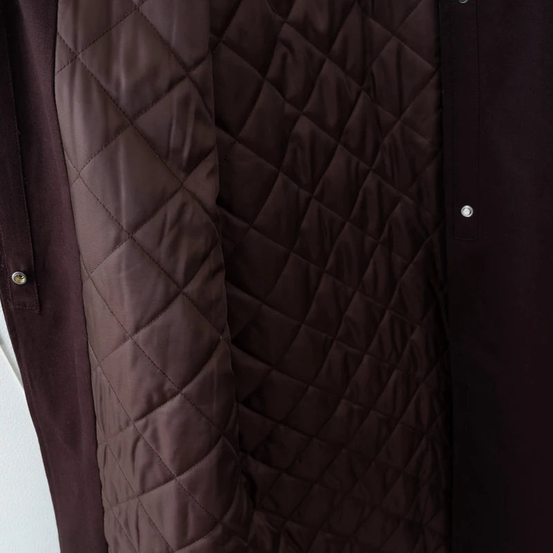 M&T Wear - Stylish Oversized Turtleneck Cotton Blend Winter Parka