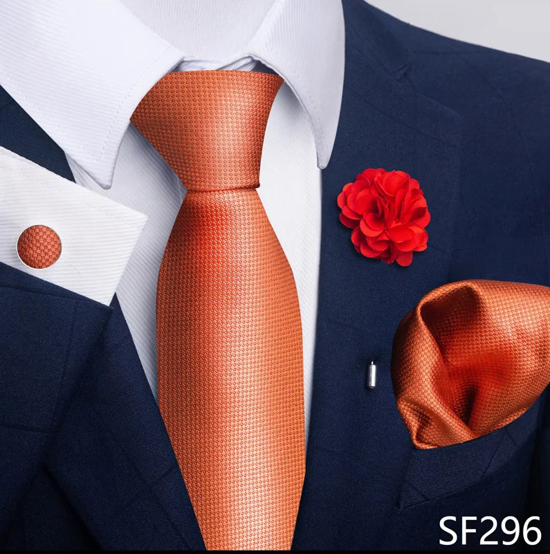 M&T Wear - Luxury Paisley Floral Tie & Accessory Set