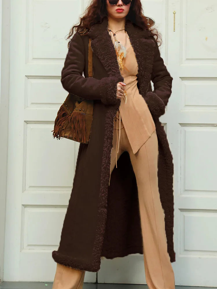 M&T Wear - Women's European Style Thickened Suede Winter Coat