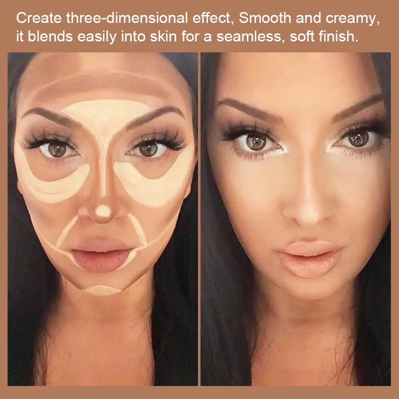 M&T Wear – 6-Color Full Coverage Concealer Palette with Brush