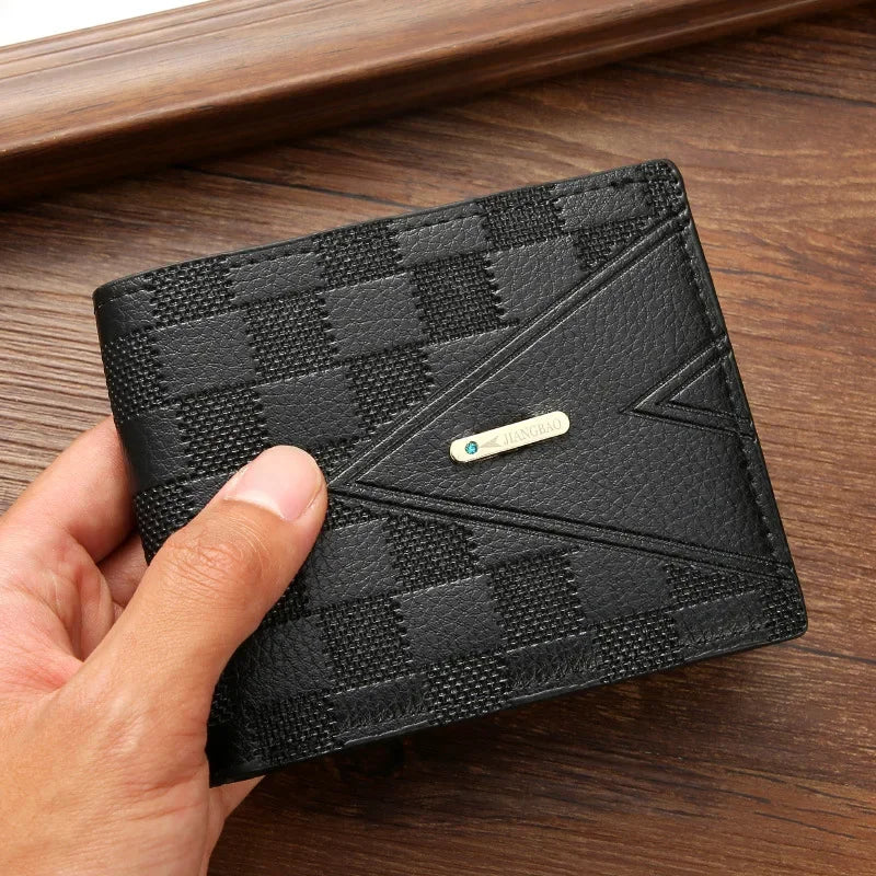 M&T Wear - Men’s Casual PU Leather Short Wallet
