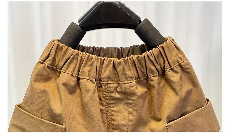 M&T Wear - Korean Children's Clothes 2025 Summer Kids Clothes Boys Outfits Baby Thin Short Sleeves Stripe Polo Shirt +Shorts Two Pieces Set