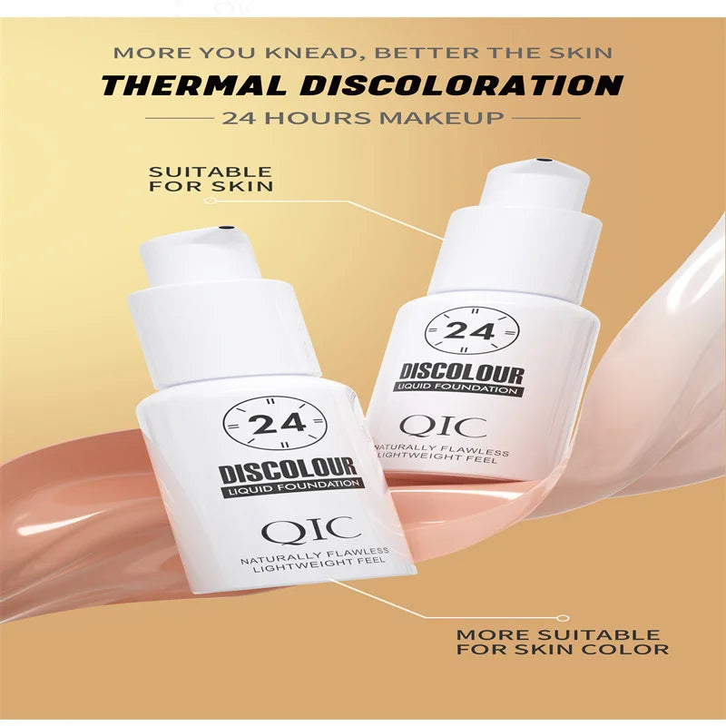 M&T Wear – Magic Color Changing Liquid Foundation (Soft Matte, Long-Lasting, Hydrating)