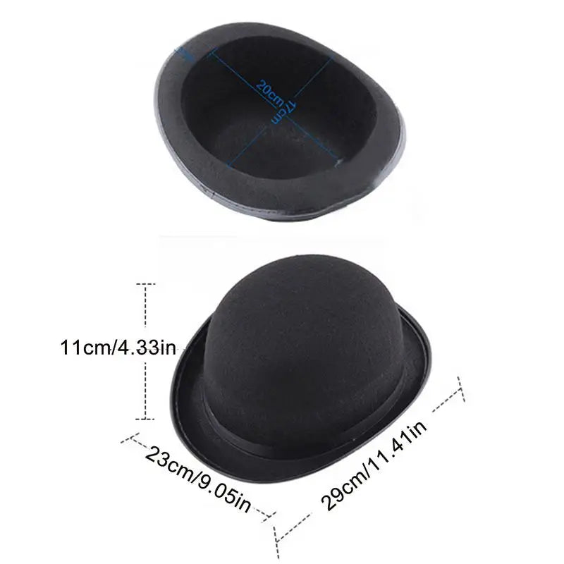 M&T Wear - Classic Black Magician & Derby Top Hat