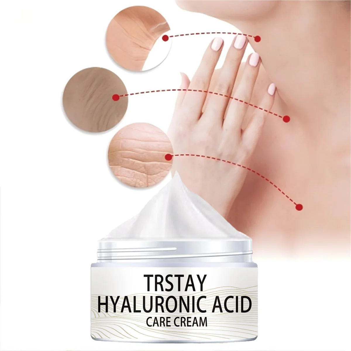 Anti-Wrinkles Cream Firming Lifting Face Neck Anti-Aging Remove Fine Lines Night Day Moisturizing Whitening Skin Care