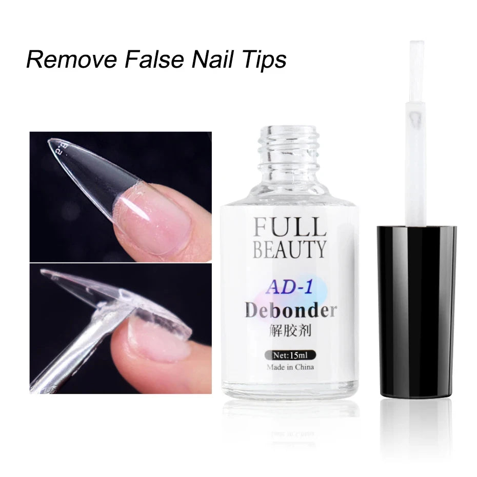 M&T Wear - Nail Glue Remover 15ml | Fast Dissolve for False Nails & Rhinestones