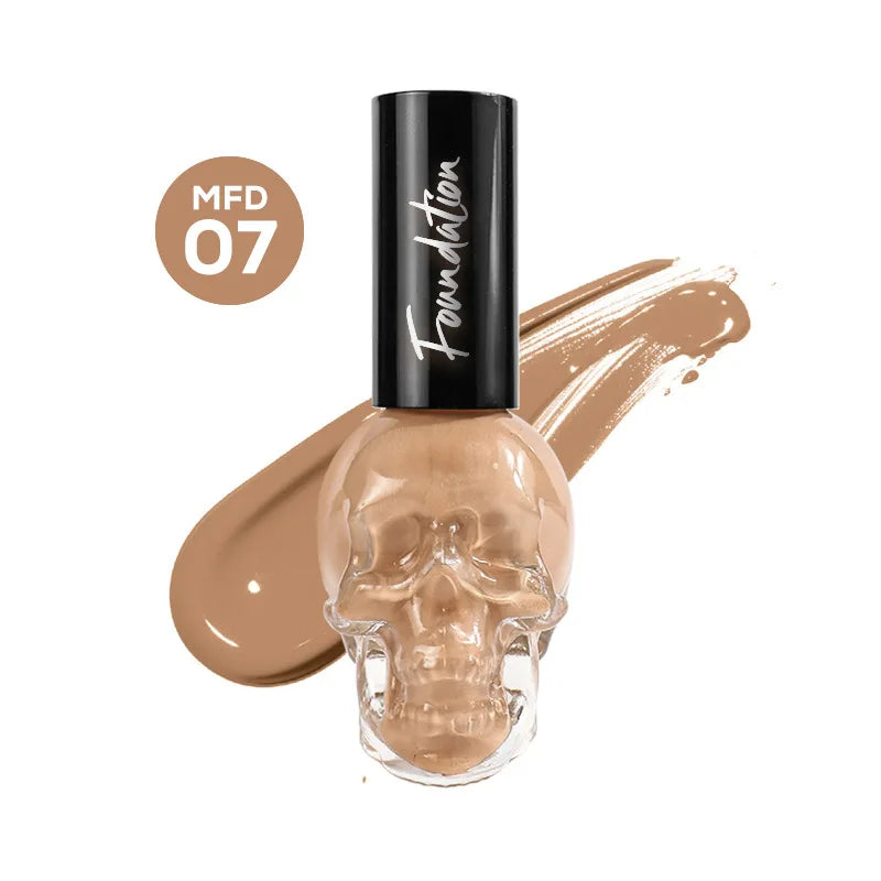 M&T Wear – Flawless Finish Liquid Foundation (Moisturizing, Oil-Control, Waterproof, Long-Lasting)