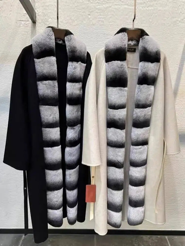 M&T Wear - Women's Faux Sheepskin Loose Fit Winter Coat