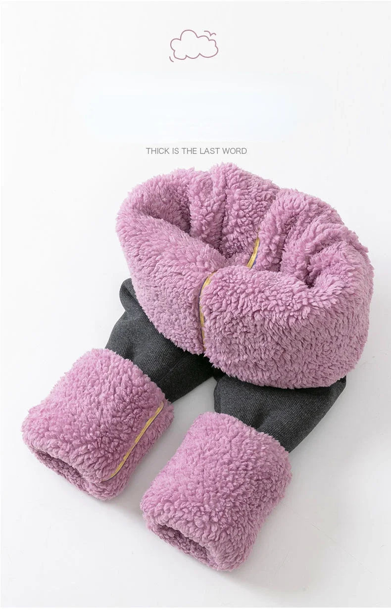 M&T Wear - Winter Velvet Thick High-Waist Leggings