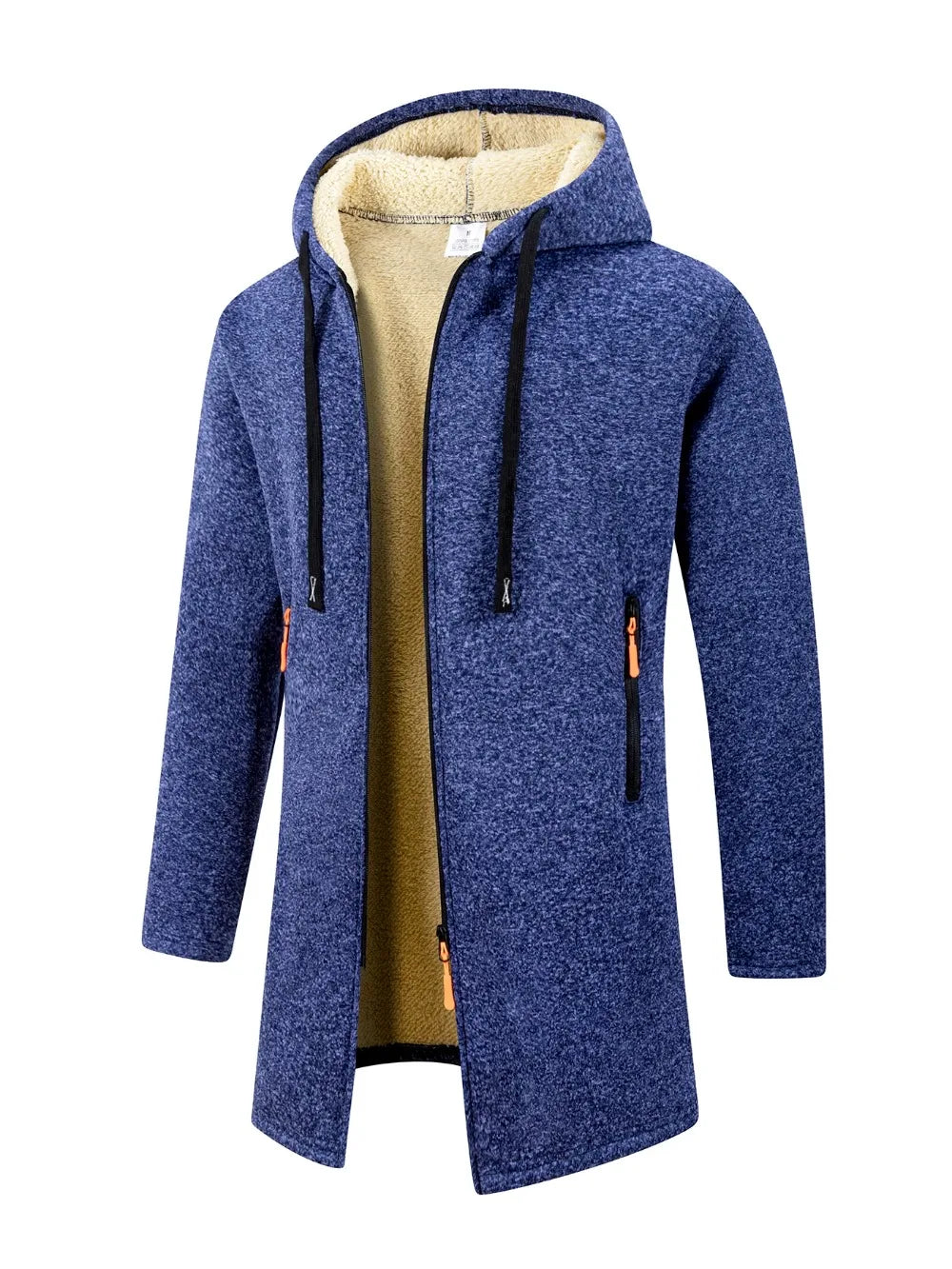 M&T Wear Men’s Thickened Winter Overcoat Hoodie – Warm Fleece Casual Jacket