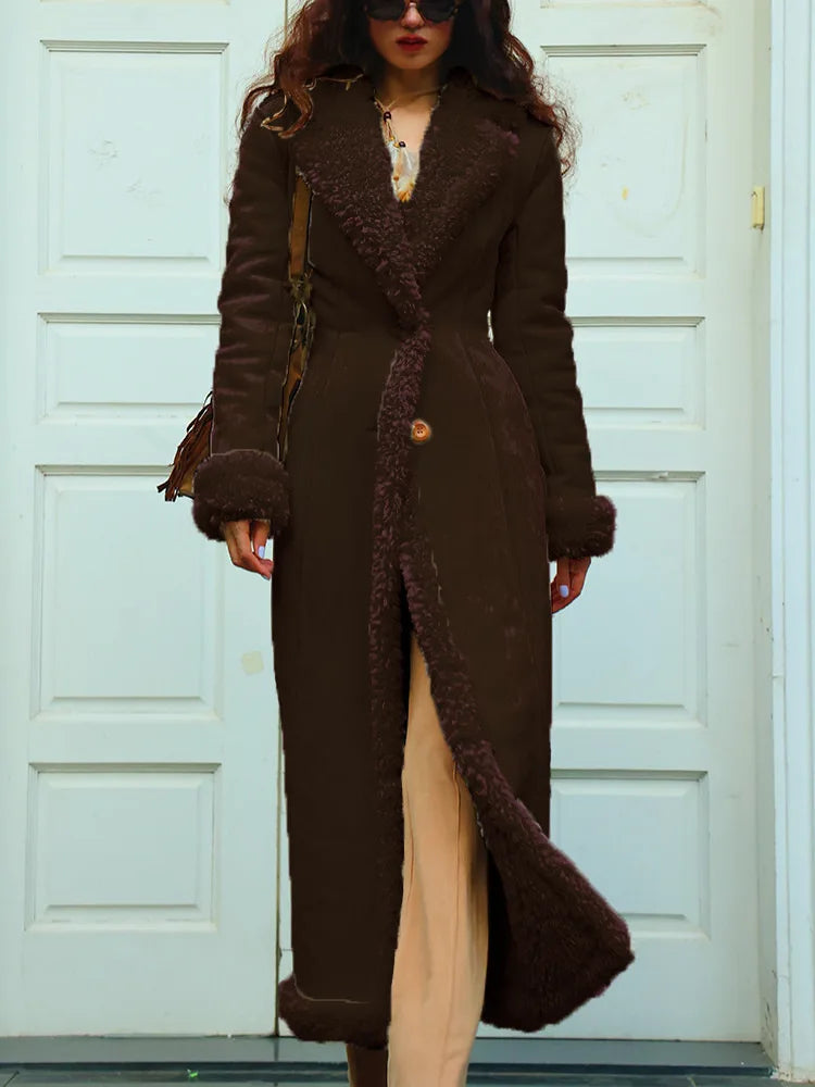 M&T Wear - Women's European Style Thickened Suede Winter Coat