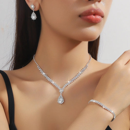 M&T Wear – Luxurious Bridal Wedding Jewelry Set for Women