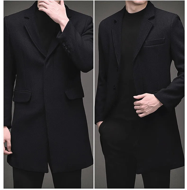 M&T Wear - Men's Solid Color Business Casual Autumn Jacket